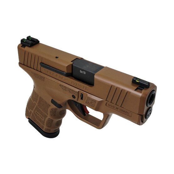SAR USA SAR9 Subcompact 9mm Pistol with bronze Cerakote finish.